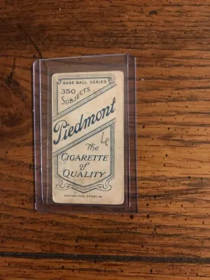 Maloney T-206 (1909-1911) Baseball Card back