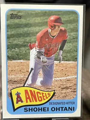 2021 Topps 1965 Topps Redux Shohei Ohtani #T65-4 Throwback 1965 front