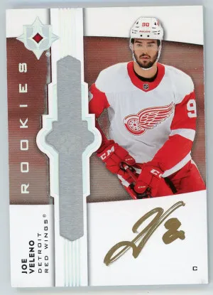 2021-22 Ultimate #USR-JV Joe Veleno Signatures Rookie Autograph front