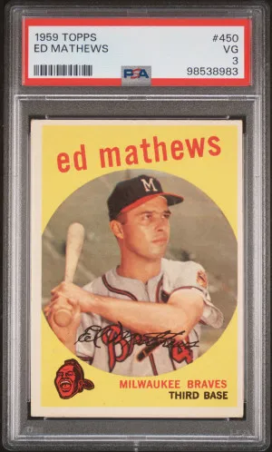 1959 Topps Ed Mathews front