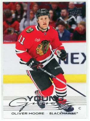2025-26 Upper Deck #216 Oliver Moore Young Guns front