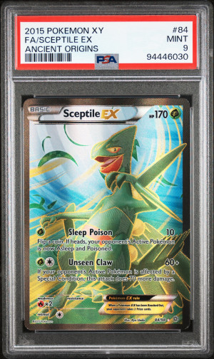 2015 Pokemon Xy Ancient Origins Fa/Sceptile Ex Ancient Origins front