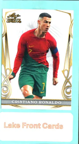 Cristiano Ronaldo #BS-5	2023 Leaf Trinity Sports front