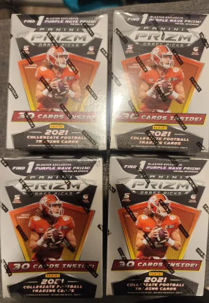 2021 Panini PRIZM DRAFT PICKS BLASTERS X4 front