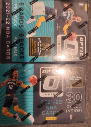 2021-22 Panini Donruss Optic NBA Blasters X2 front