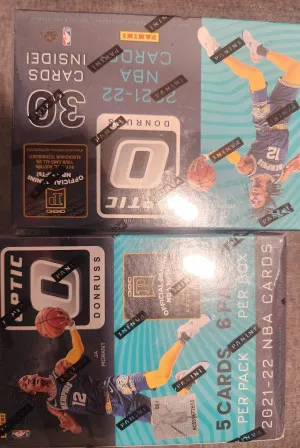 2021-22 Panini Donruss Optic NBA Blasters X2 back