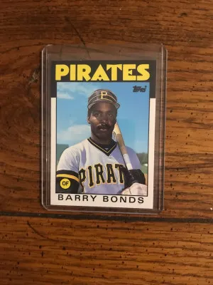 Barry Bonds 1986 Topps Traded Rookie front