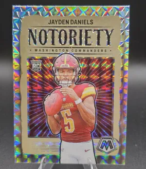 2024 Panini Mosaic Notoriety Jayden Daniels front