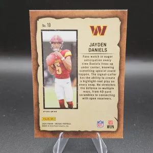 2024 Panini Mosaic Notoriety Jayden Daniels back