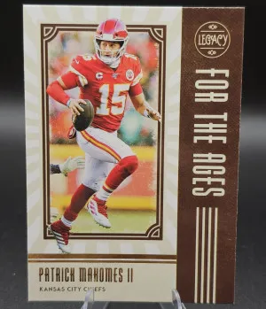 2020 Panini Legacy Patrick Mahomes FTA-PM front