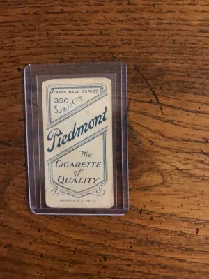 Phelan T-206 (1909-1911) Baseball Card back