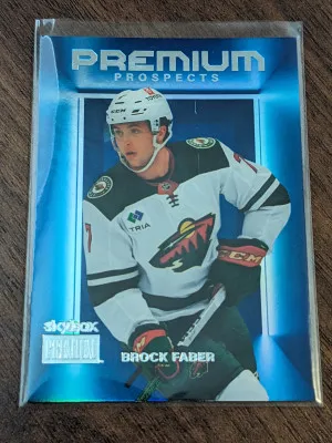 Brock Faber Premium Prospects Rookie 2023-24 Metal Universe  front