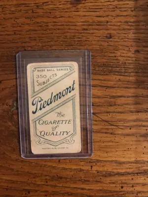 Barry T-206 (1909-1911) Baseball Card back