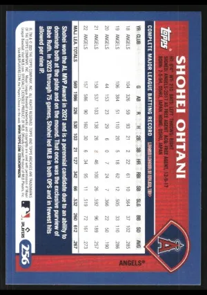 2023 TOPPS ARCHIVES #256 SHOHEI OHTANI back
