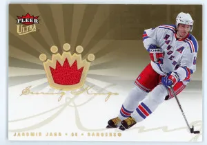 2005-06 Ultra Scoring Kings Jaromir Jagr Jersey #SKJ-JJ front