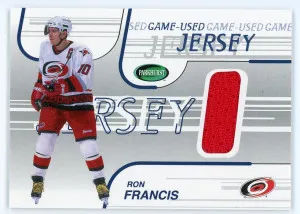 2002-03 Parkhurst #GJ22 Ron Francis Game Jersey 1 of 90 front