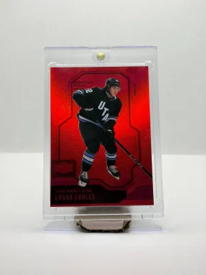 Logan Cooley Red Precious Metal Gems /100 Utah First Utah PMGs front
