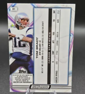 #281 Tom Brady 2023 Topps Composite - Cosmic Chrome Refractor back