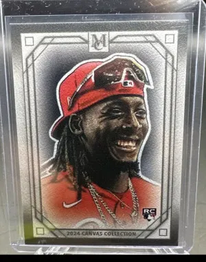 2024 Topps Museum Collection - Canvas Collection Elly De La Cruz. (RC) front
