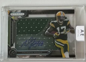 2014 Topps Strata 🏈🔥Davante Adams RC RPA #CCAR-DA Rookie Patch Autograph Auto! front