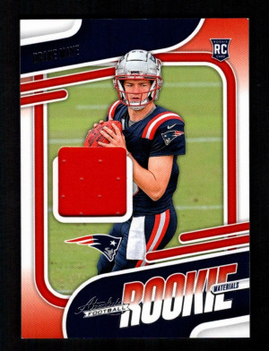 Drake Maye 2024 Panini Absolute #ARM-DME Rookie Materials RC Patriots front