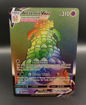 Alcremie VMAX - 073/072 - Pokemon Shining Fates Sword Shield Secret Rare Card front