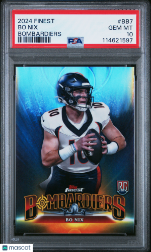 2024 TOPPS FINEST BO NIX BOMBARDIERS RC front