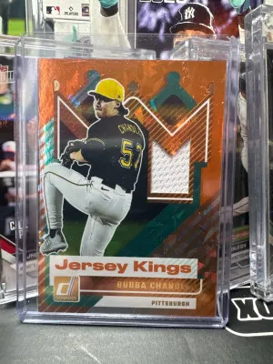 2025 Panini Donruss Bubba Chandler Jersey Kings Orange Ice #JK-BC Pirates front