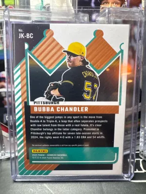 2025 Panini Donruss Bubba Chandler Jersey Kings Orange Ice #JK-BC Pirates back
