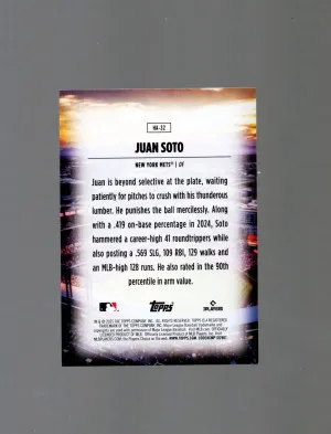 2025 Topps Series 2 Juan Soto Home Field Advantage back