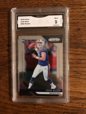 Josh Allen Rookie 2018 Prizm GMA 9 front