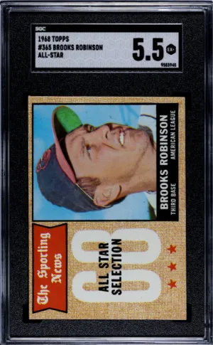 1968 Topps Brooks Robinson SGC 5.5 front