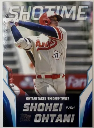 2024 Topps Japan Edition Shohei Ohtani Shotime Insert Angels Dodgers #SHO-4 front