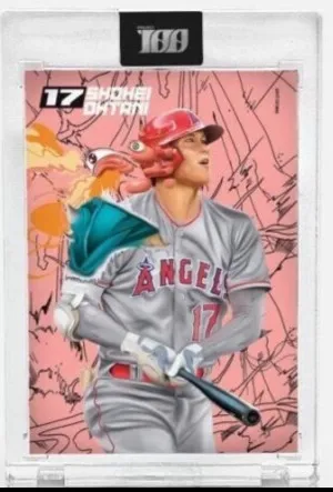 2023 Topps Project100 #81 Shohei Ohtani By Gianni Lee  Los Angeles Angels front