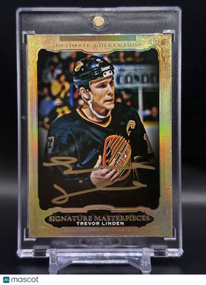 2020-21 Ultimate Collection Trevor Linden Signature Masterpieces Auto front