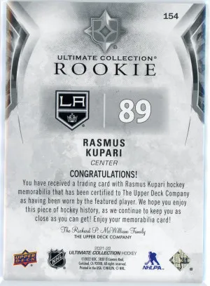 2021-22 Ultimate #154 Rasmus Kupari Rookie Jersey /699 back