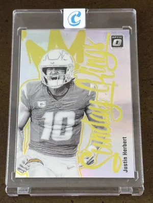 2024 Justin Herbert Optic Sunday Kings front