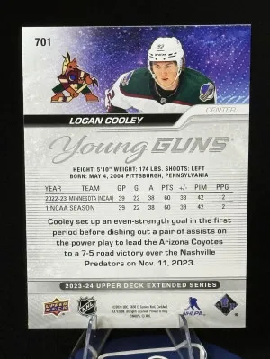 Logan Cooley Young Guns Outburst back