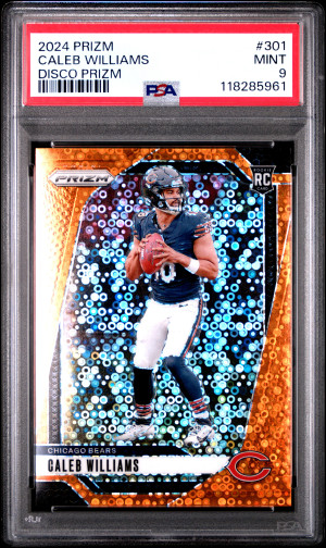 2024 Panini Prizm Caleb Williams Disco Prizm front