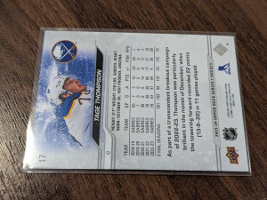 Tage Thompson Silver Outburst back