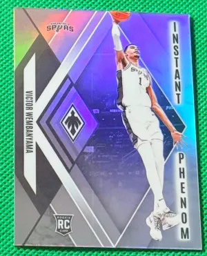 2023-24 Panini Phoenix - Instant Phenom Silver #13 Victor Wembanyama (RC) front
