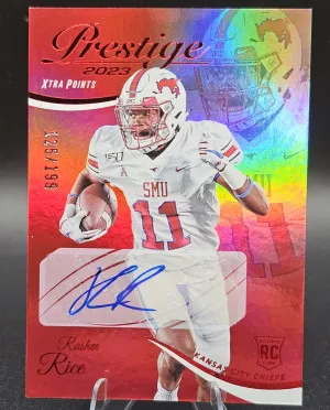 2023 Panini Prestige - Rookies Xtra Points Premium Red  #372 Rashee Rice /199 front