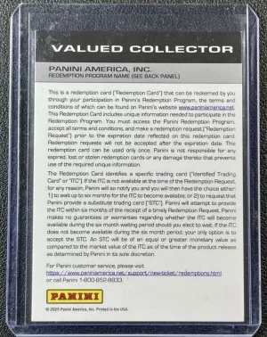 2024 Panini Immaculate Kevin McHale Shadowbox Signatures # to /99 REDEMPTION back