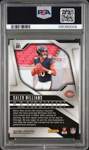2024 Panini Prizm Caleb Williams back