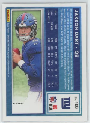 2025 Donruss Optic Rated Rookie Jaxson Dart #400 Red Pandora Preview back