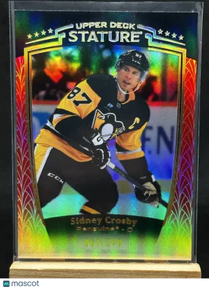 Sidney Crosby 2024-25 Upper Deck Stature Red 061/249 #21 front