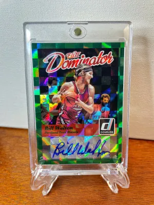 2014-15 Panini Donruss BILL WALTON Elite Dominator AUTO #/50 Trail Blazers #34 front