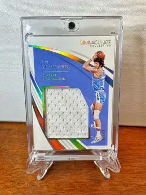 2020-21 Panini Immaculate BILL WALTON The Standard Jersey Patch #/49 Clippers front