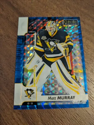 2017/18 OPC PLATINUM MATT MURRAY ROYAL BLUE CUBES PARALLEL 11/99 #90 front