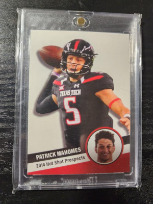 2014 HOT SHOT PROSPECTS PATRICK MAHOMES RC front